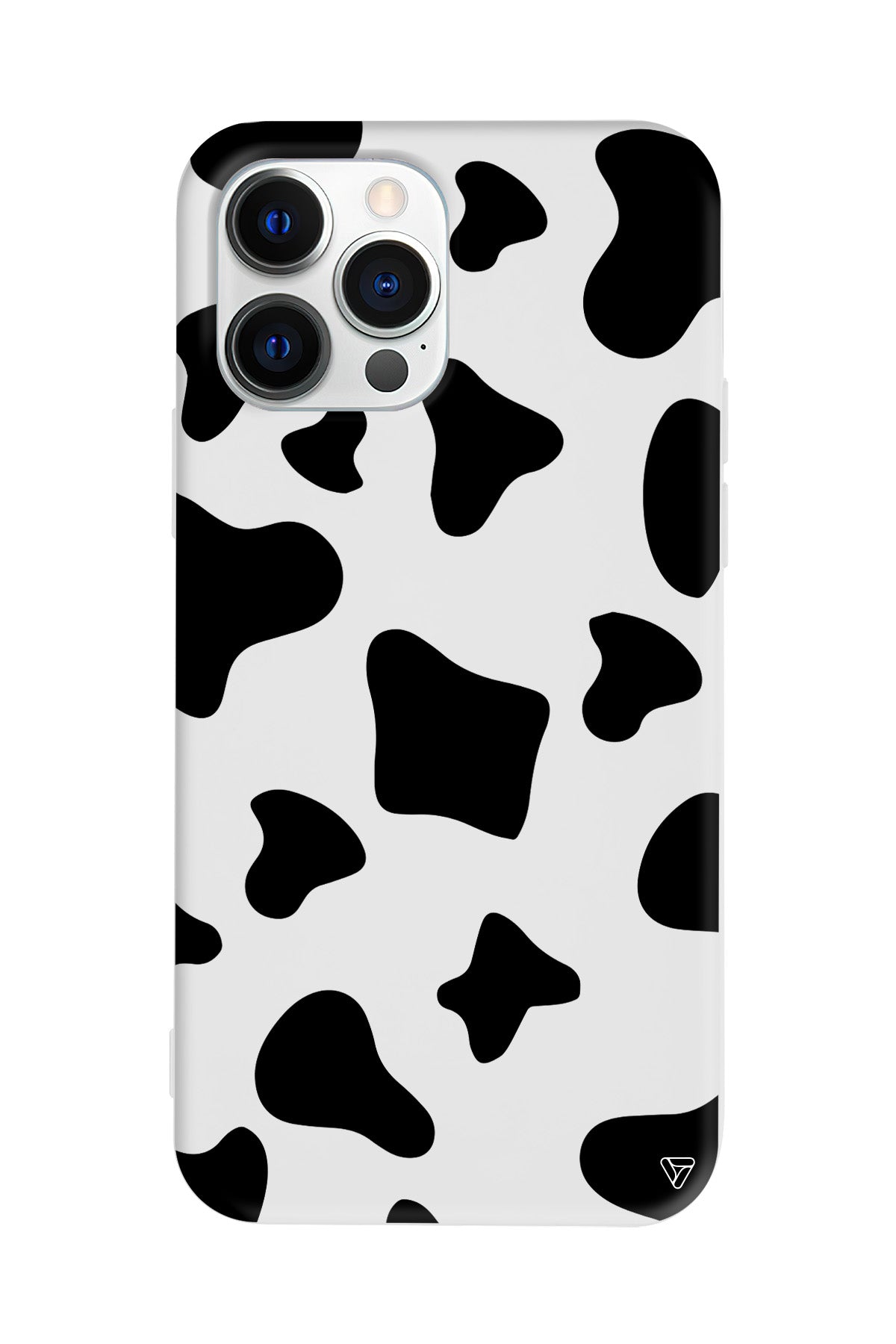 İnek Deseni 8 Lansman Model İçi Kadife Silikon Telefon Kılıfı