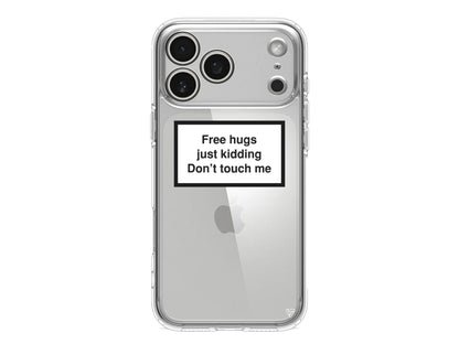 Free Hugs Lansman Model İçi Kadife Silikon Telefon Kılıfı