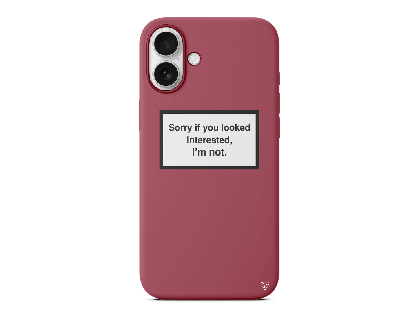 I'm not Lansman Model İçi Kadife Silikon Telefon Kılıfı – Plus Serisine Özel