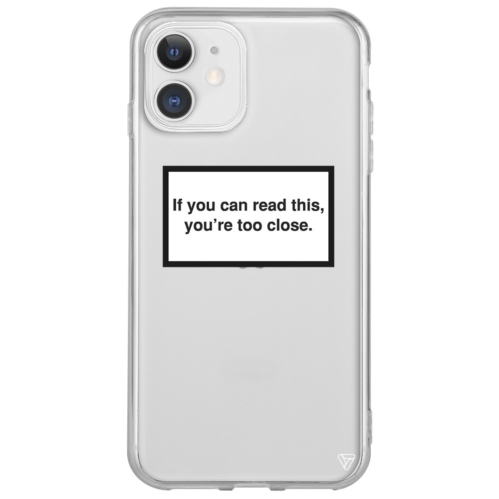 Too Close Lansman Model İçi Kadife Silikon Telefon Kılıfı