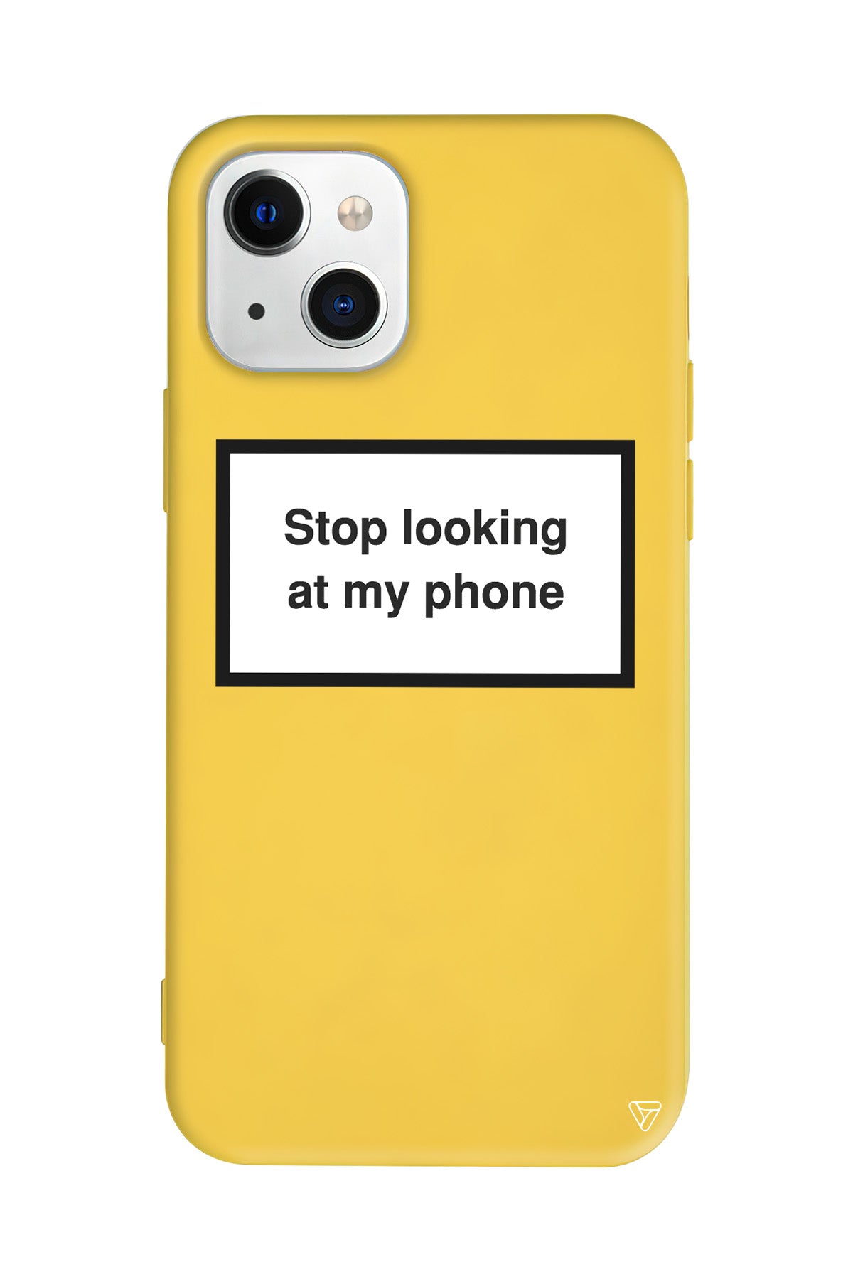 Stop Looking 2 Lansman Model İçi Kadife Silikon Telefon Kılıfı