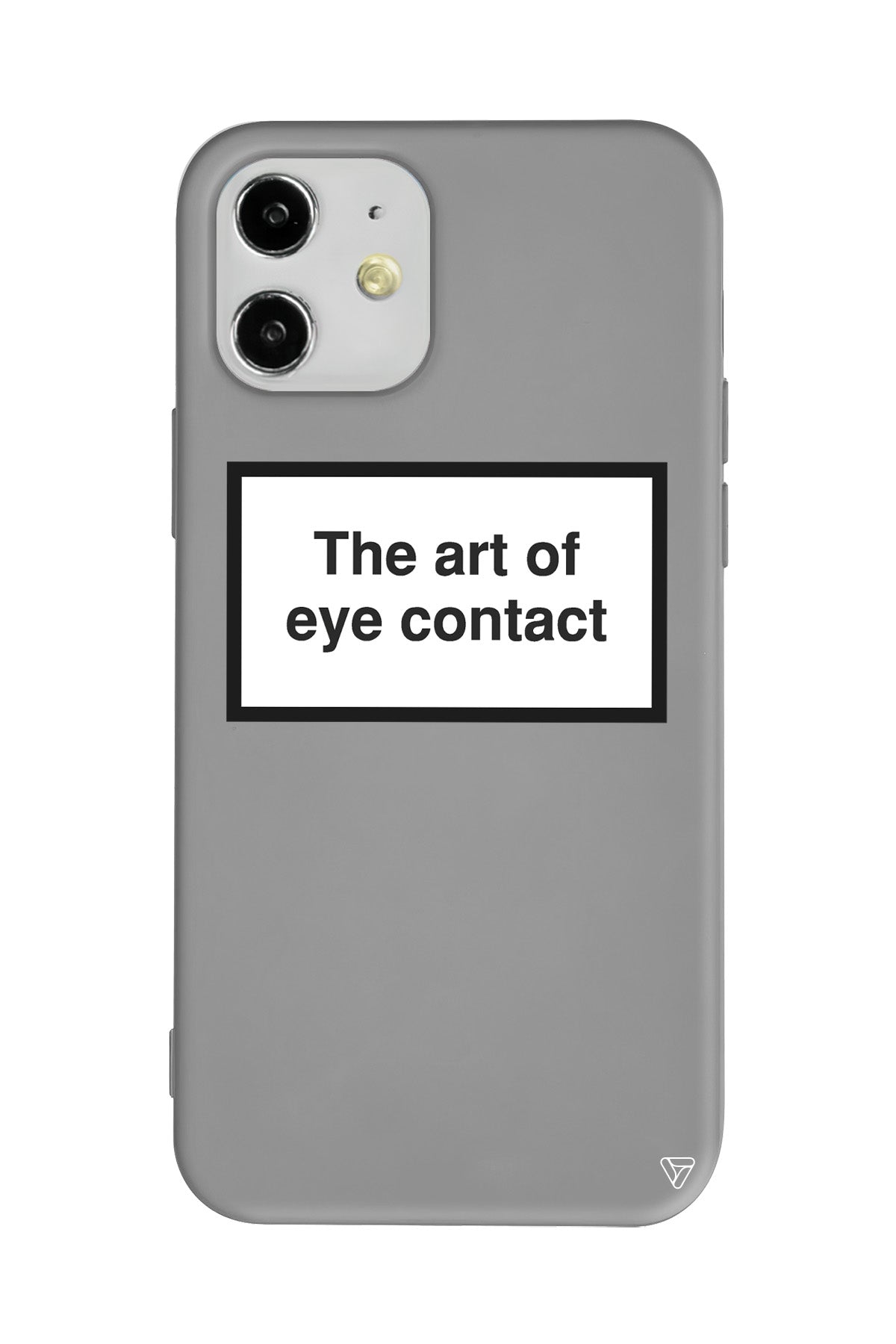 Eye Contact Lansman Model İçi Kadife Silikon Telefon Kılıfı