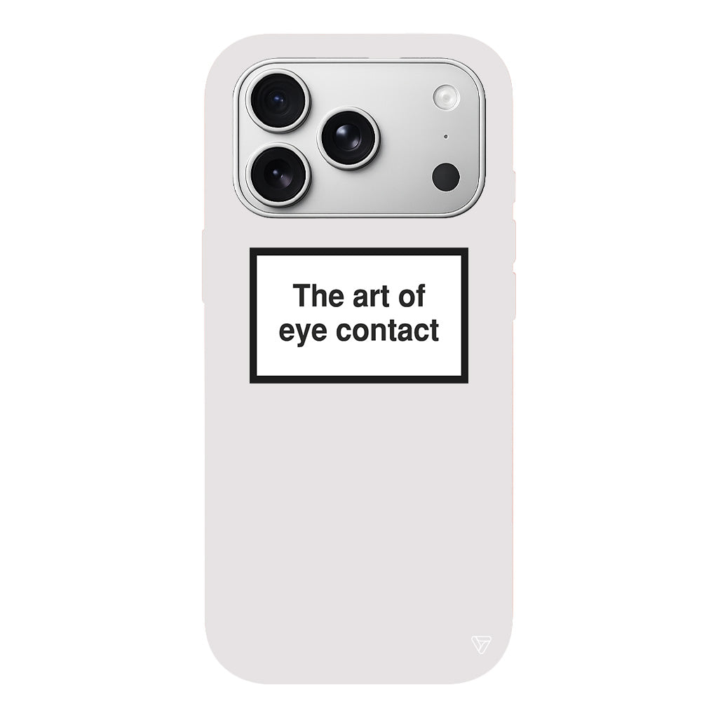 Eye Contact Lansman Model İçi Kadife Silikon Telefon Kılıfı
