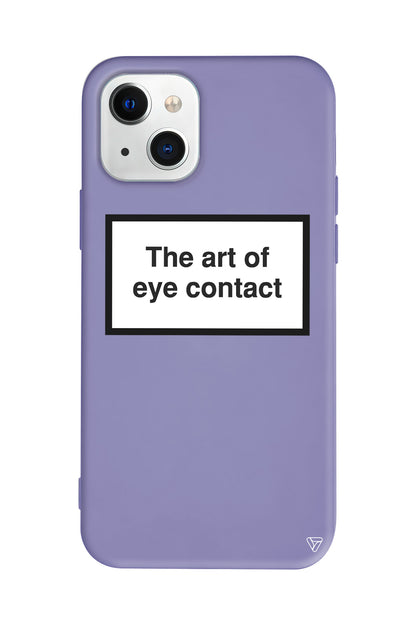 Eye Contact Lansman Model İçi Kadife Silikon Telefon Kılıfı – Plus Serisine Özel