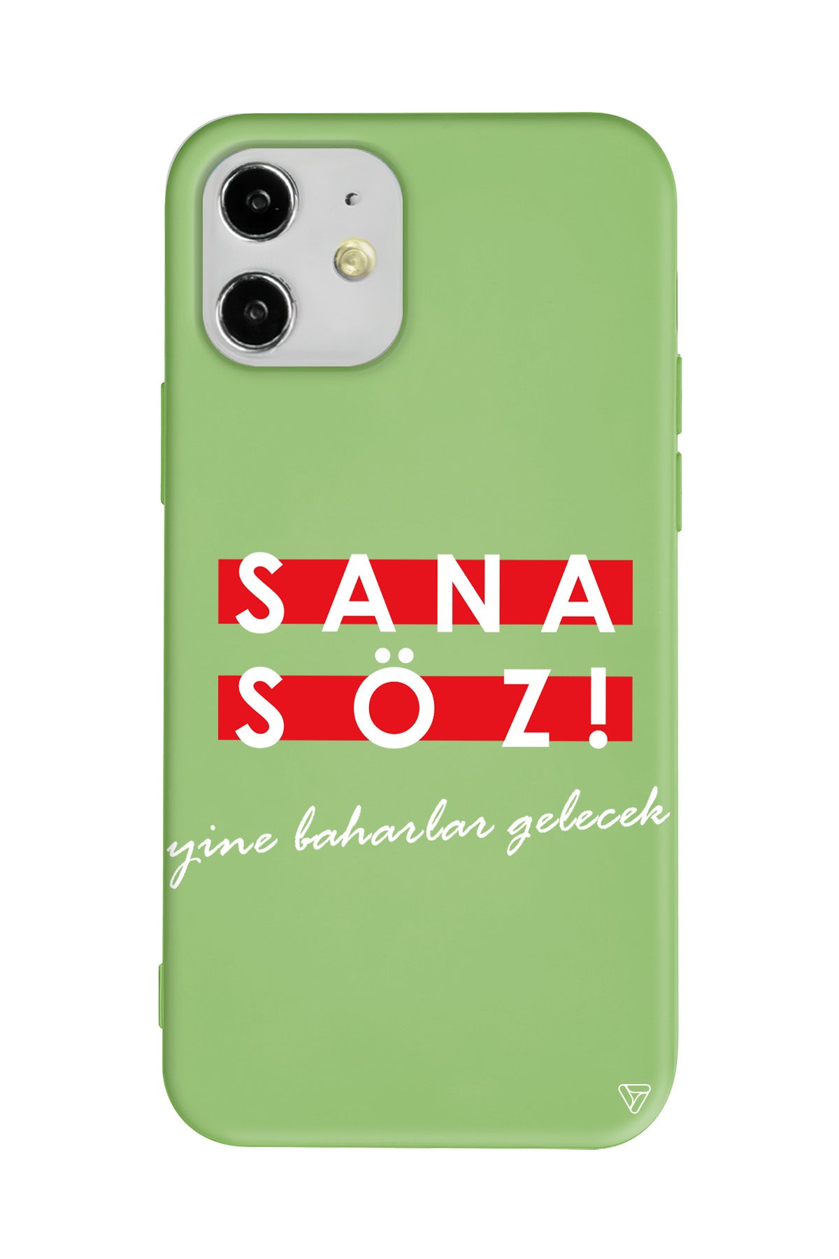 Sana Söz Yine Baharlar Gelecek Lansman Model İçi Kadife Silikon Telefon Kılıfı