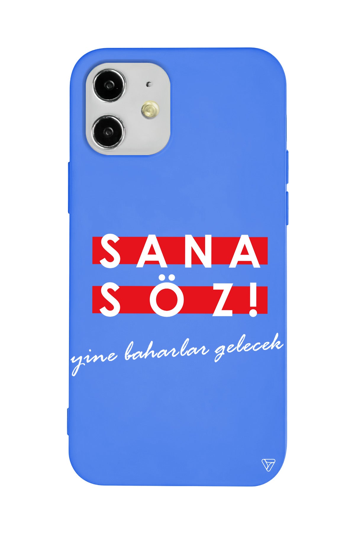 Sana Söz Yine Baharlar Gelecek Lansman Model İçi Kadife Silikon Telefon Kılıfı