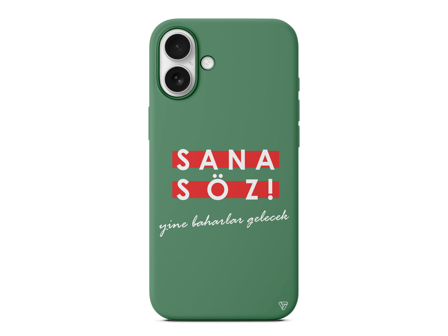 Sana Söz Yine Baharlar Gelecek Lansman Model İçi Kadife Silikon Telefon Kılıfı – Plus Serisine Özel