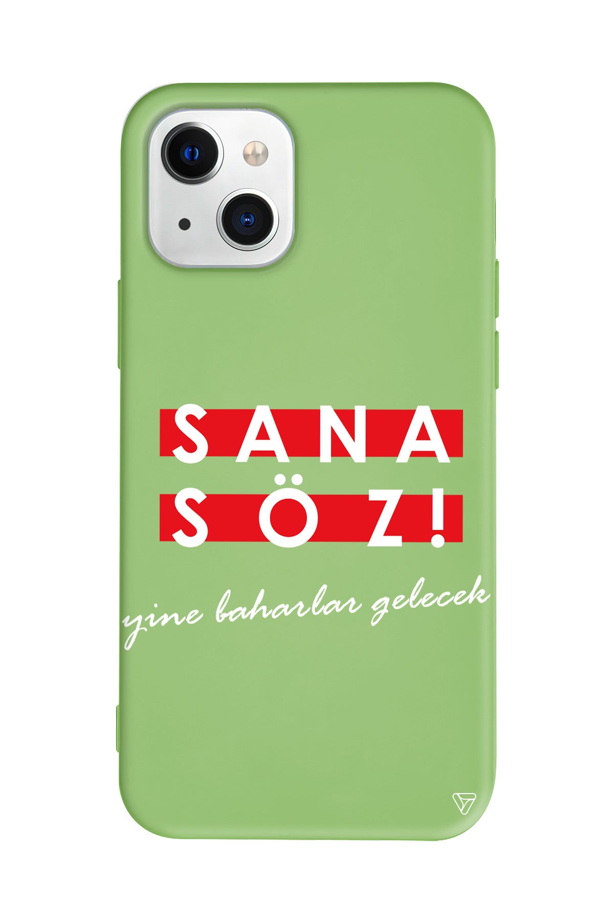 Sana Söz Yine Baharlar Gelecek Lansman Model İçi Kadife Silikon Telefon Kılıfı