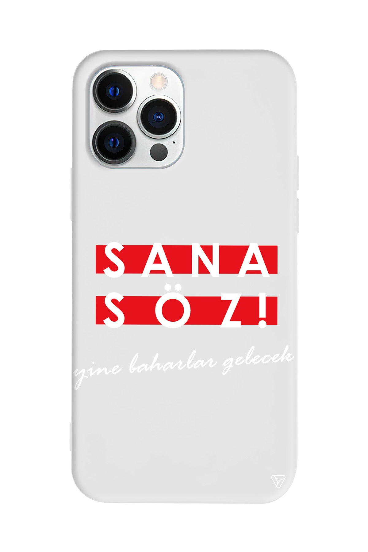 Sana Söz Yine Baharlar Gelecek Lansman Model İçi Kadife Silikon Telefon Kılıfı