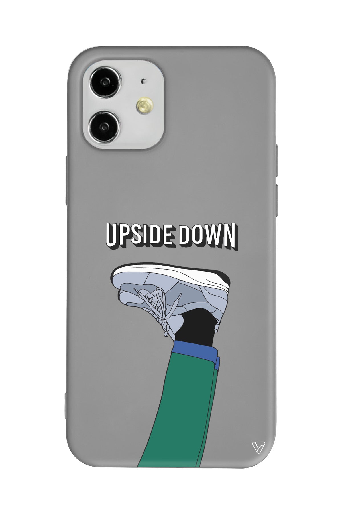 Upside Down Lansman Model İçi Kadife Silikon Telefon Kılıfı