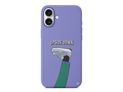 Upside Down Lansman Model İçi Kadife Silikon Telefon Kılıfı – Plus Serisine Özel