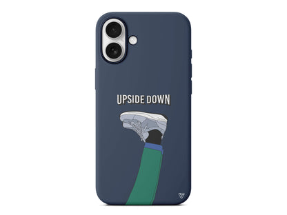 Upside Down Lansman Model İçi Kadife Silikon Telefon Kılıfı – Plus Serisine Özel