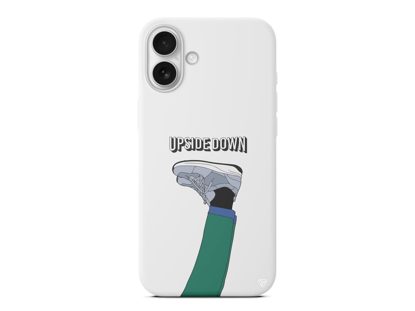 Upside Down Lansman Model İçi Kadife Silikon Telefon Kılıfı