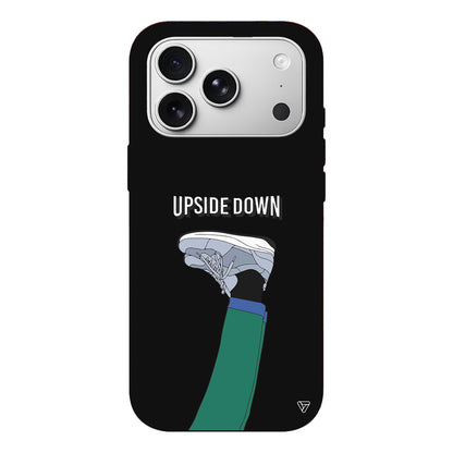 Upside Down Lansman Model İçi Kadife Silikon Telefon Kılıfı