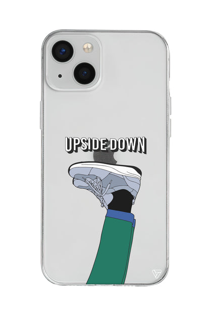 Upside Down Lansman Model İçi Kadife Silikon Telefon Kılıfı