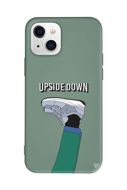 Upside Down Lansman Model İçi Kadife Silikon Telefon Kılıfı – Plus Serisine Özel