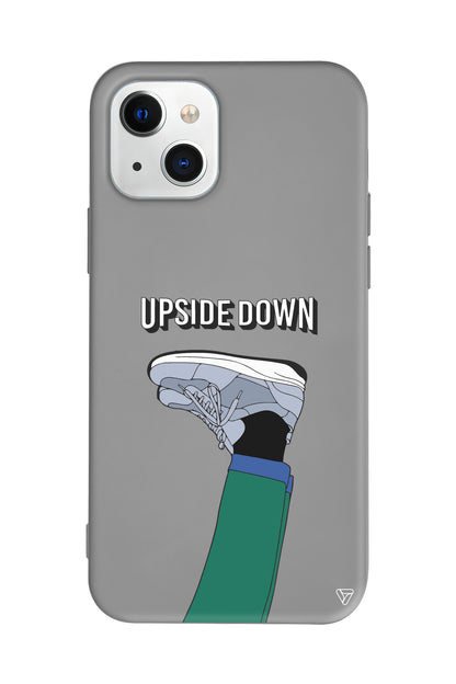 Upside Down Lansman Model İçi Kadife Silikon Telefon Kılıfı – Plus Serisine Özel