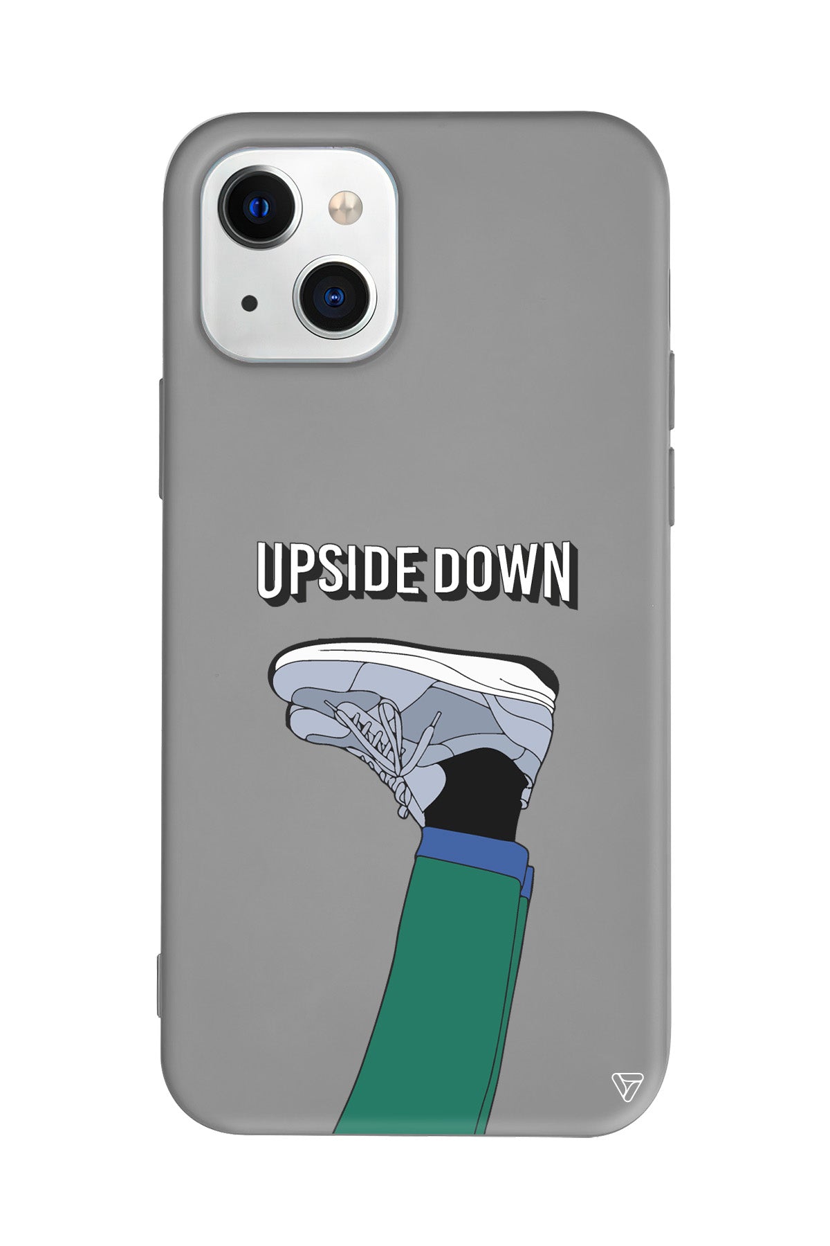 Upside Down Lansman Model İçi Kadife Silikon Telefon Kılıfı