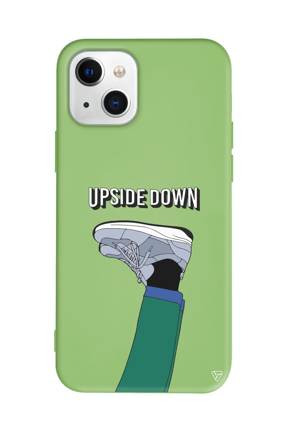 Upside Down Lansman Model İçi Kadife Silikon Telefon Kılıfı