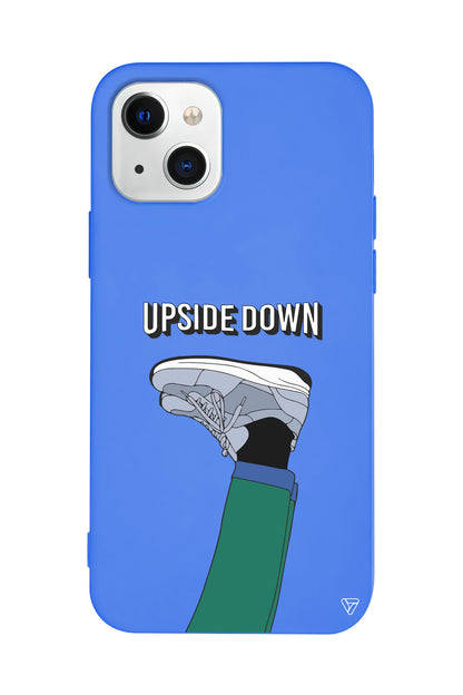 Upside Down Lansman Model İçi Kadife Silikon Telefon Kılıfı – Plus Serisine Özel