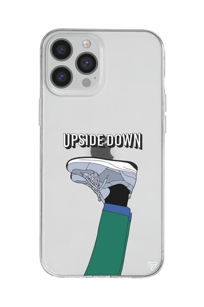 Upside Down Lansman Model İçi Kadife Silikon Telefon Kılıfı