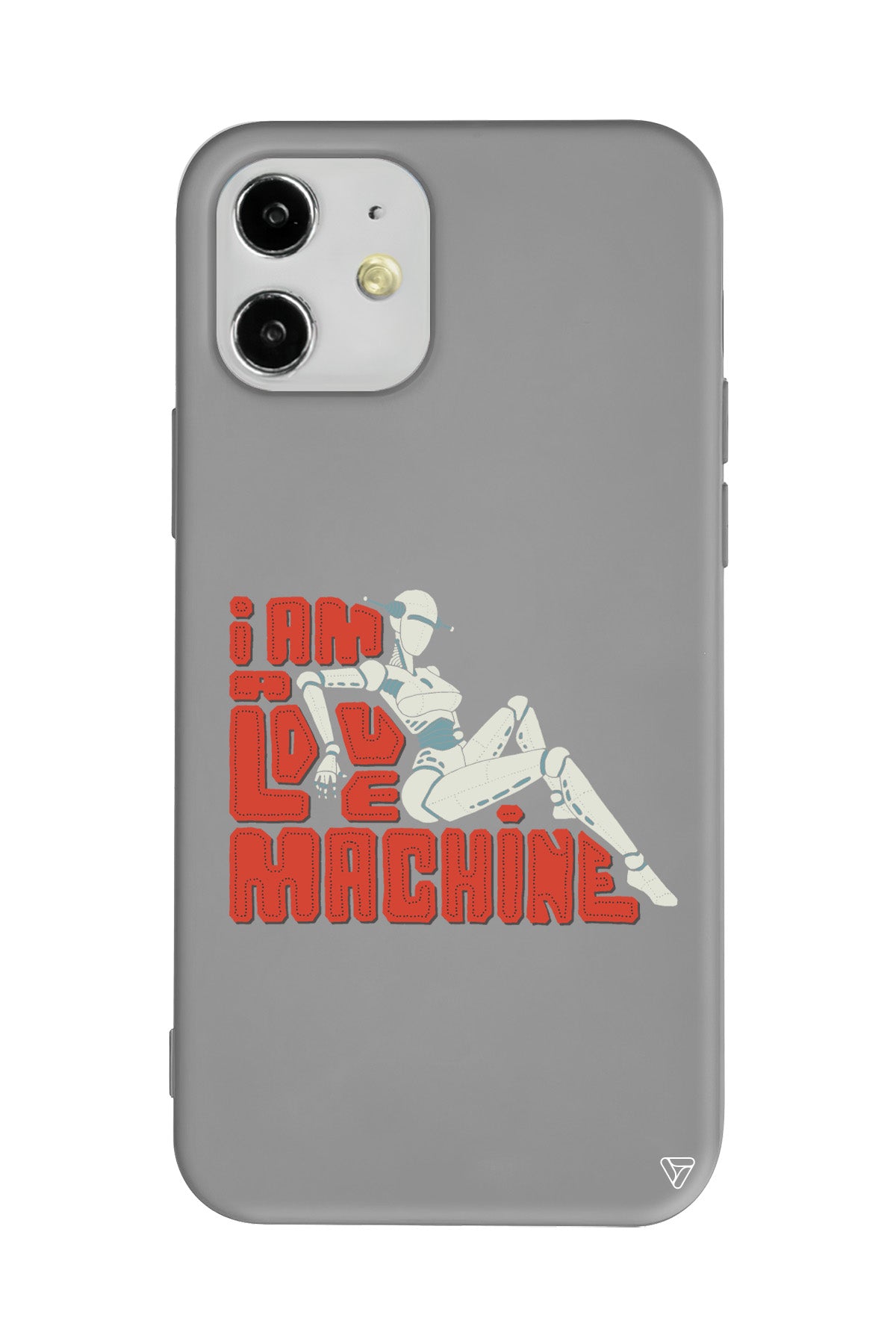 Love Machine Lansman Model İçi Kadife Silikon Telefon Kılıfı