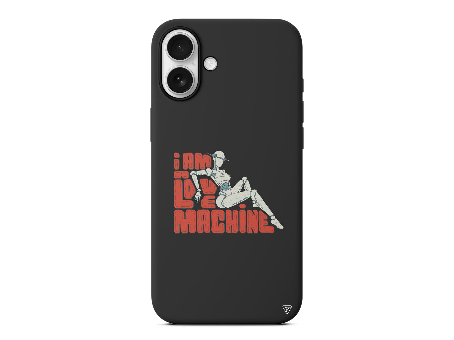 Love Machine Lansman Model İçi Kadife Silikon Telefon Kılıfı