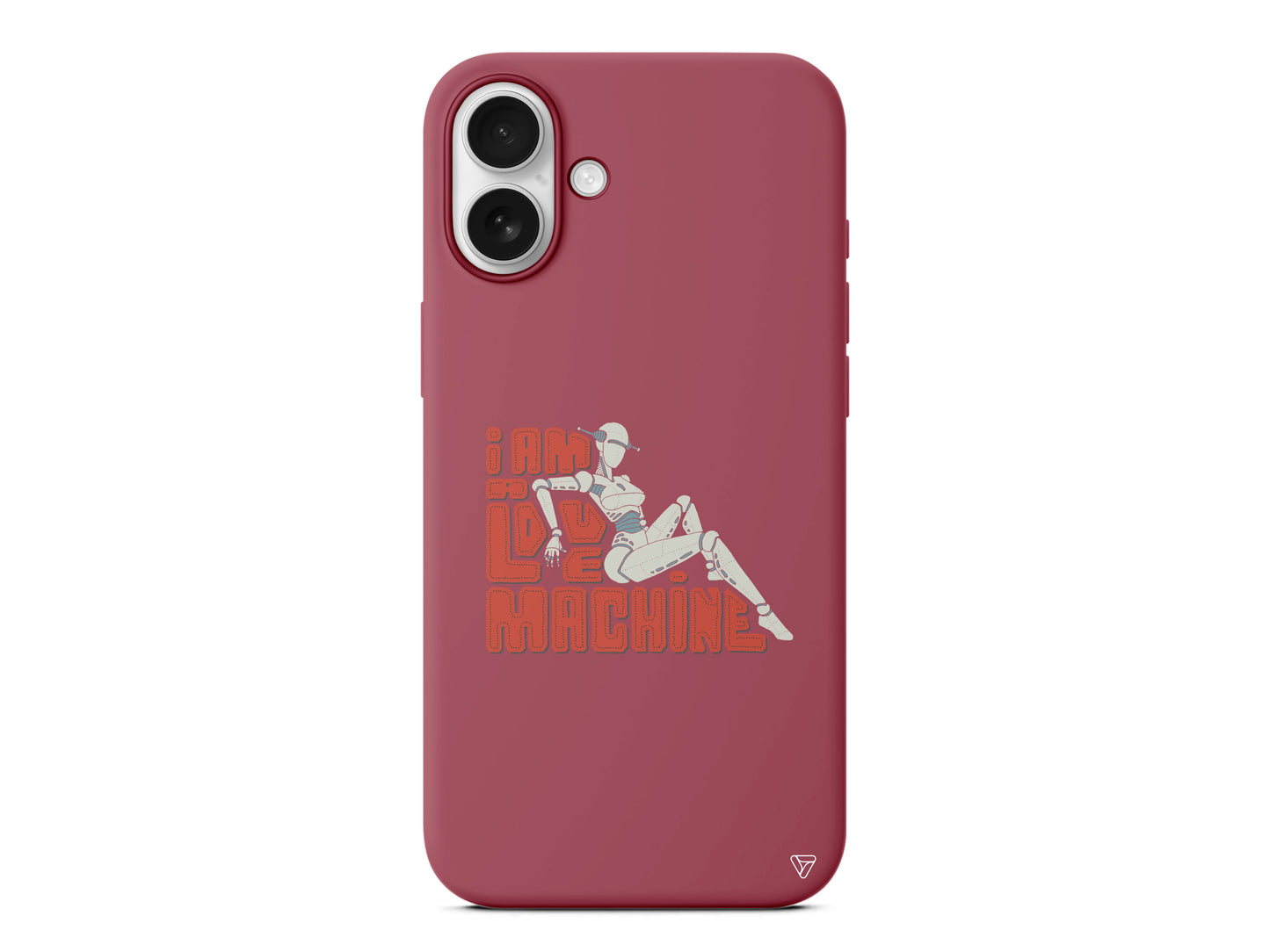 Love Machine Lansman Model İçi Kadife Silikon Telefon Kılıfı – Plus Serisine Özel