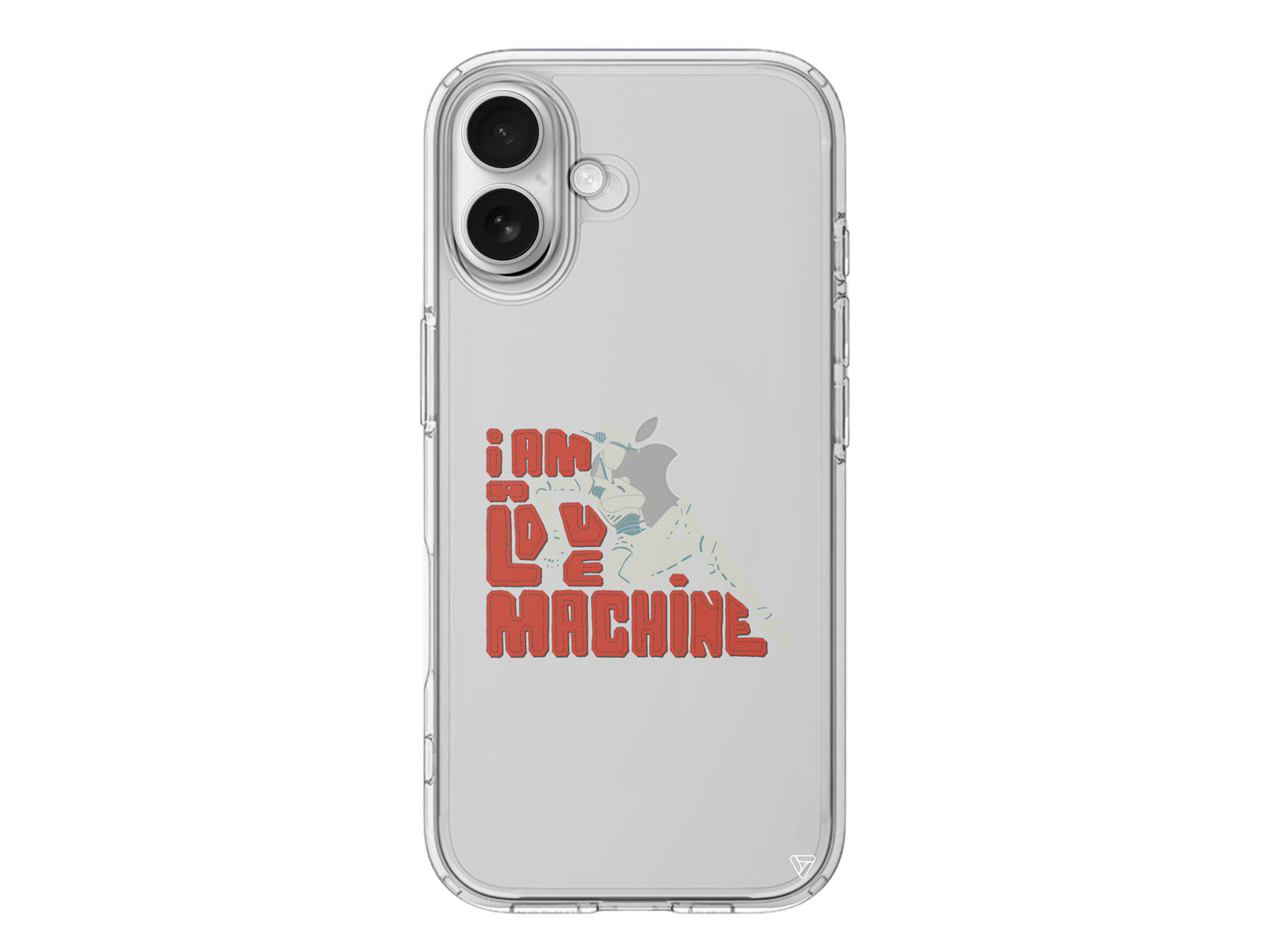 Love Machine Lansman Model İçi Kadife Silikon Telefon Kılıfı – Plus Serisine Özel