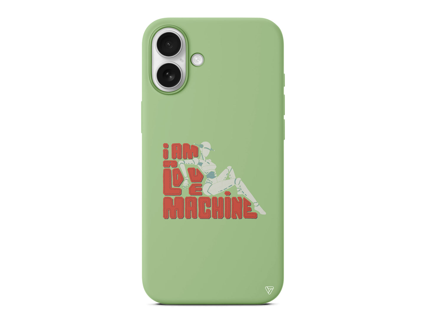 Love Machine Lansman Model İçi Kadife Silikon Telefon Kılıfı