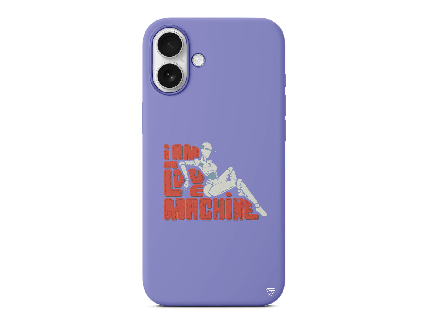 Love Machine Lansman Model İçi Kadife Silikon Telefon Kılıfı