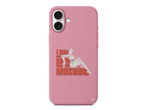 Love Machine Lansman Model İçi Kadife Silikon Telefon Kılıfı – Plus Serisine Özel