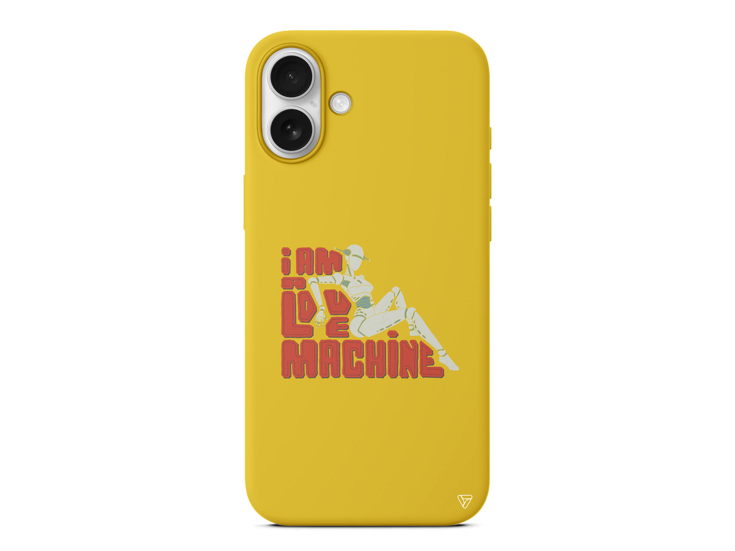 Love Machine Lansman Model İçi Kadife Silikon Telefon Kılıfı