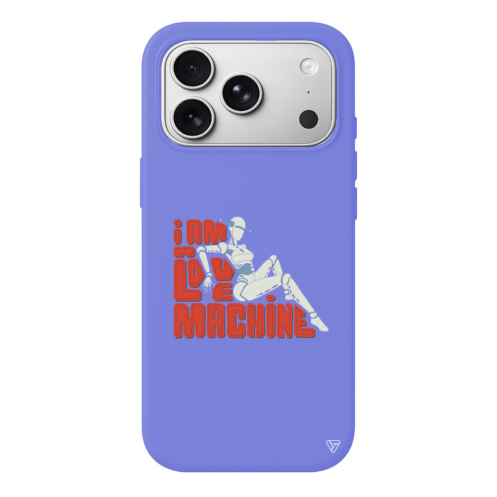 Love Machine Lansman Model İçi Kadife Silikon Telefon Kılıfı