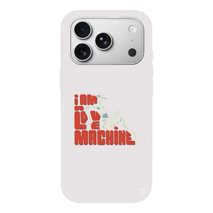 Love Machine Lansman Model İçi Kadife Silikon Telefon Kılıfı