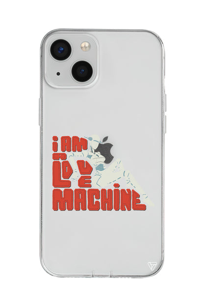 Love Machine Lansman Model İçi Kadife Silikon Telefon Kılıfı – Plus Serisine Özel