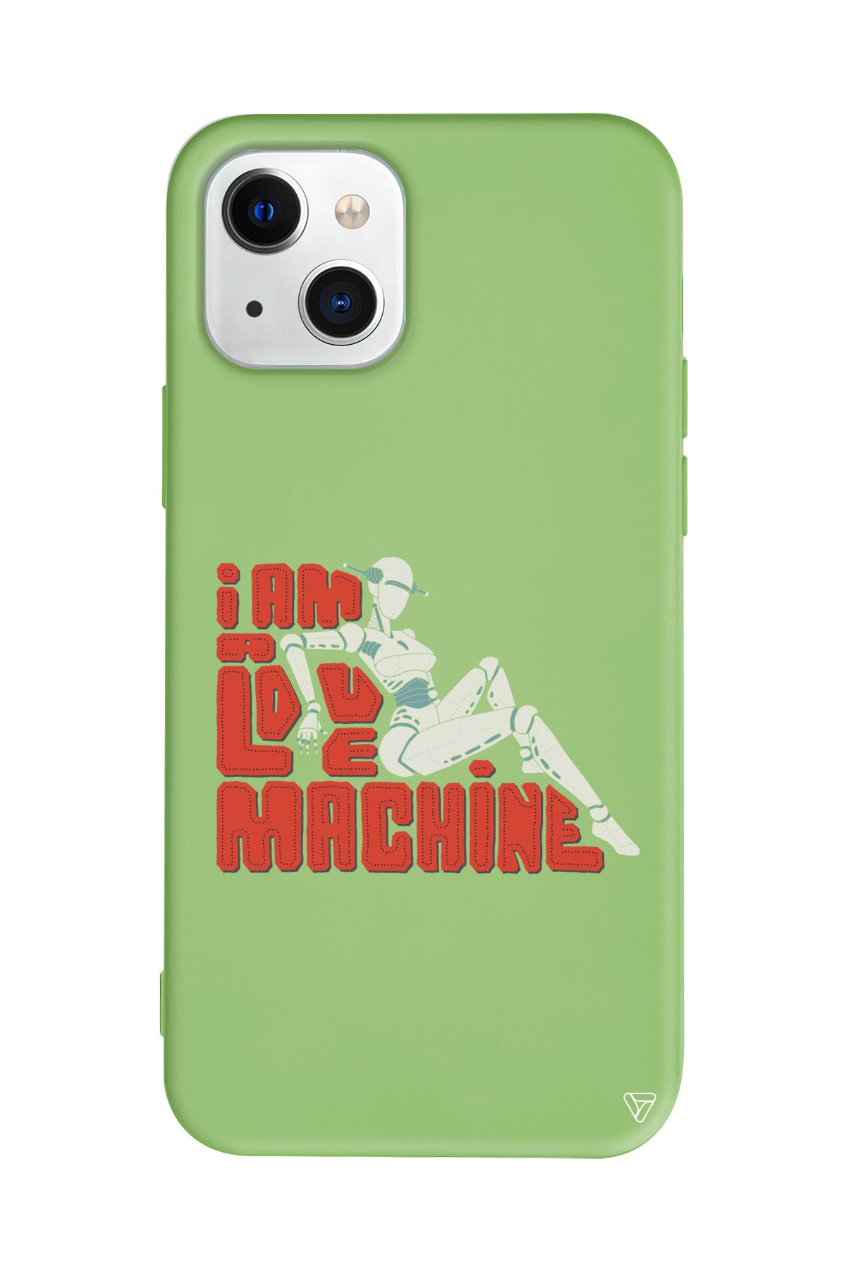 Love Machine Lansman Model İçi Kadife Silikon Telefon Kılıfı – Plus Serisine Özel