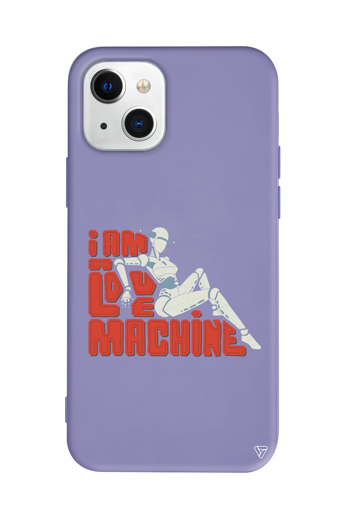 Love Machine Lansman Model İçi Kadife Silikon Telefon Kılıfı