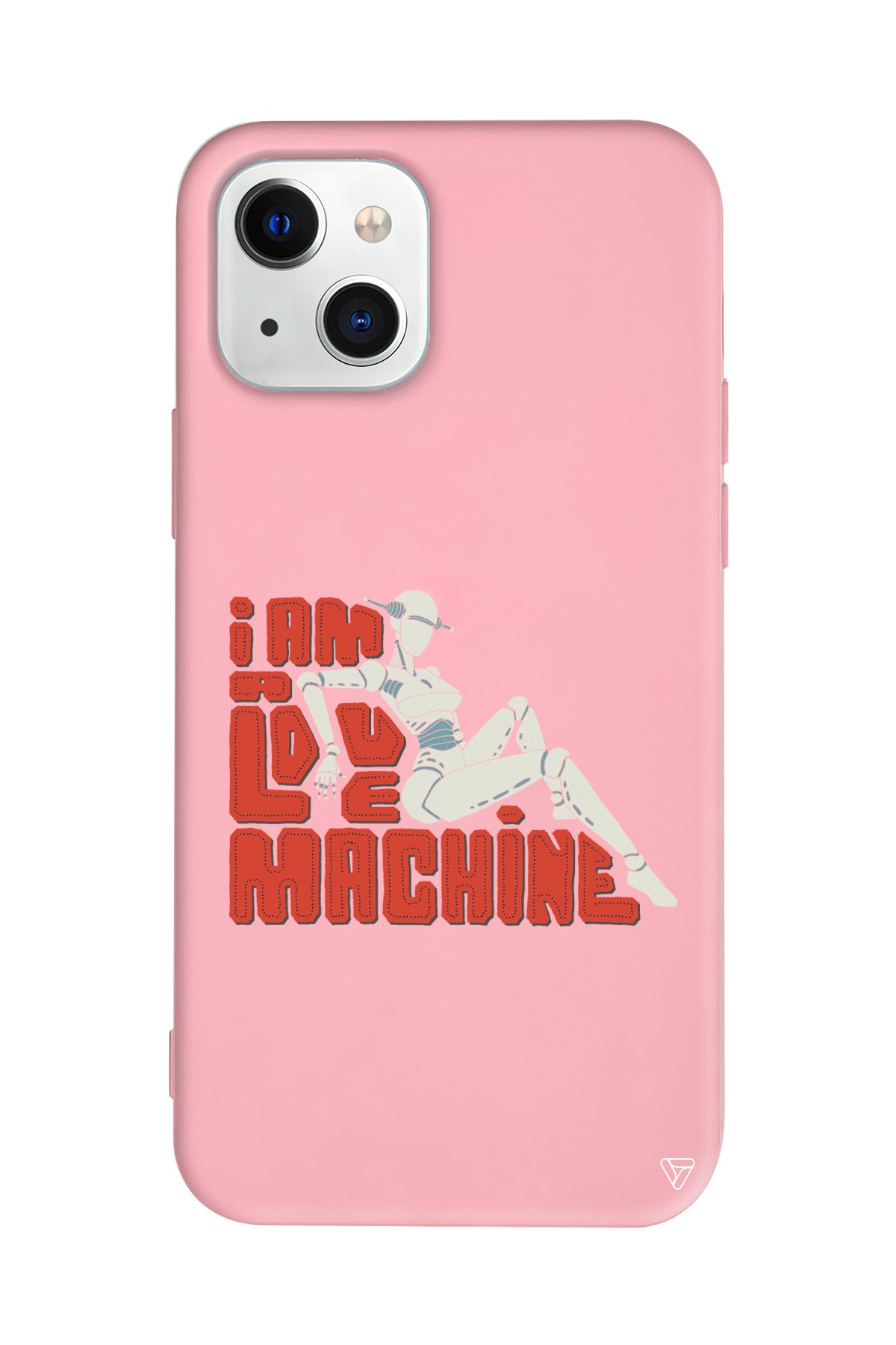 Love Machine Lansman Model İçi Kadife Silikon Telefon Kılıfı