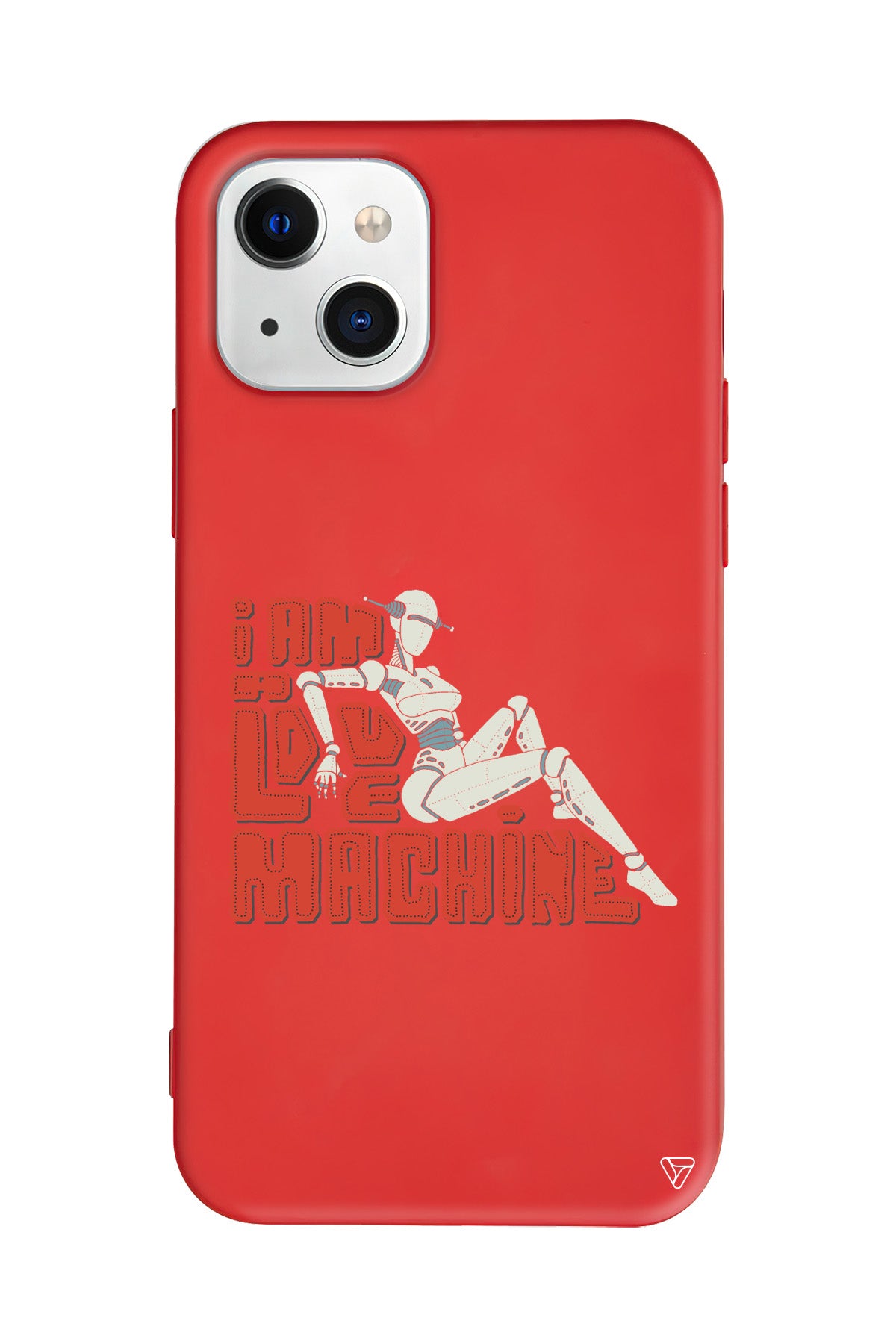 Love Machine Lansman Model İçi Kadife Silikon Telefon Kılıfı – Plus Serisine Özel