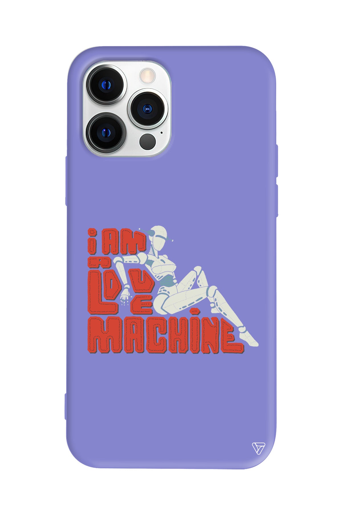 Love Machine Lansman Model İçi Kadife Silikon Telefon Kılıfı