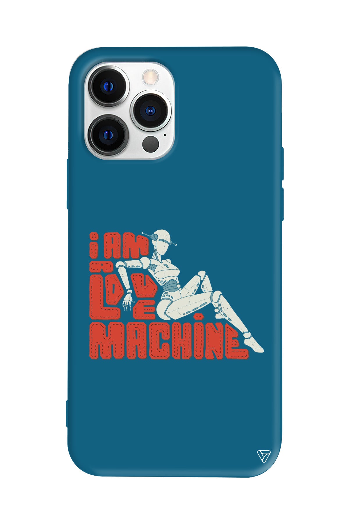 Love Machine Lansman Model İçi Kadife Silikon Telefon Kılıfı