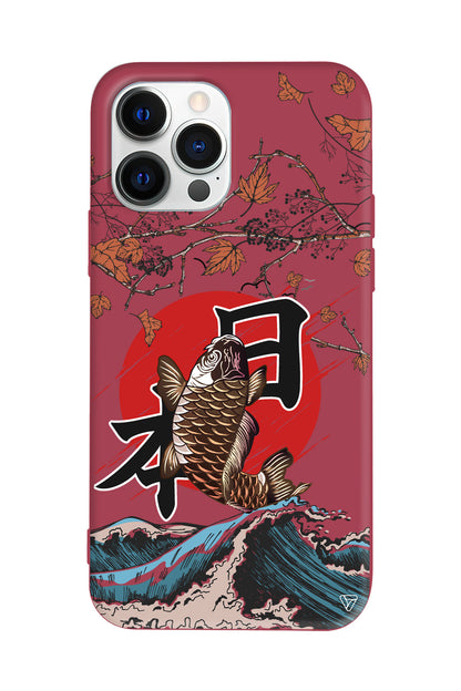 Japonya Lansman Model İçi Kadife Silikon Telefon Kılıfı