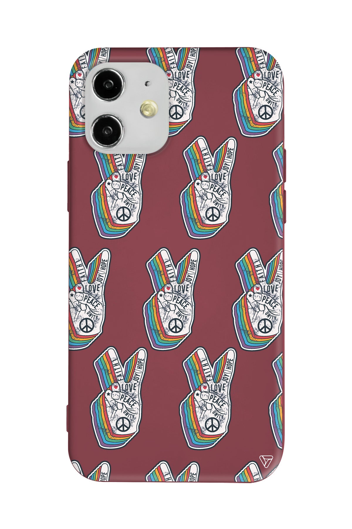 Peacefully Lansman Model İçi Kadife Silikon Telefon Kılıfı