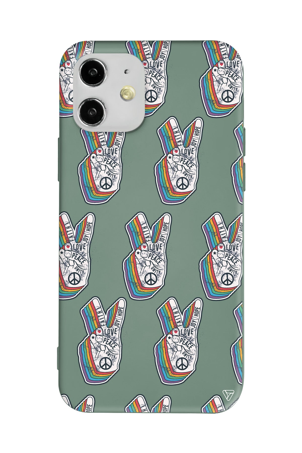 Peacefully Lansman Model İçi Kadife Silikon Telefon Kılıfı