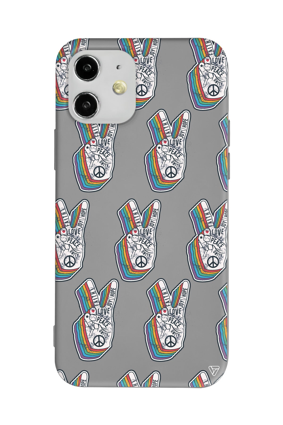 Peacefully Lansman Model İçi Kadife Silikon Telefon Kılıfı