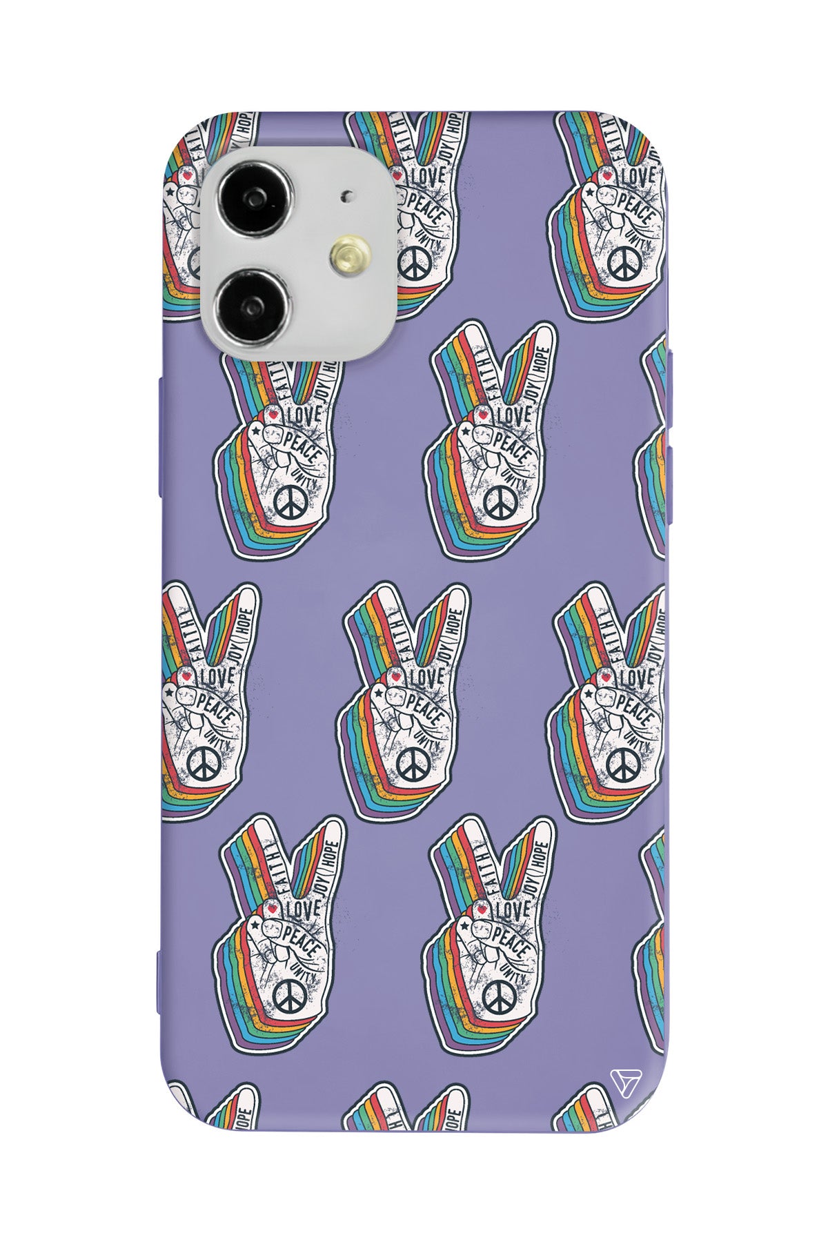 Peacefully Lansman Model İçi Kadife Silikon Telefon Kılıfı