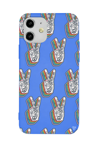 Peacefully Lansman Model İçi Kadife Silikon Telefon Kılıfı