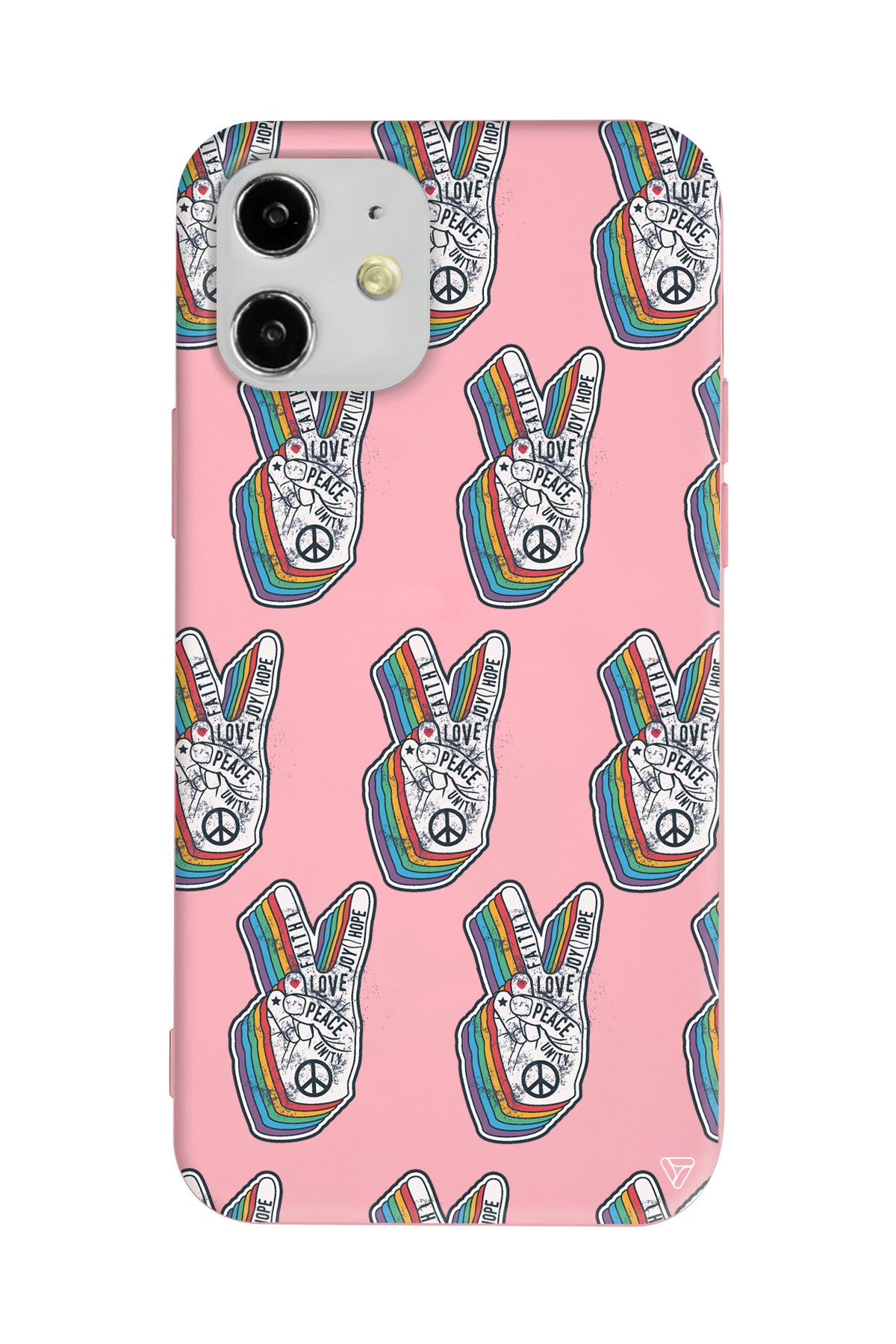 Peacefully Lansman Model İçi Kadife Silikon Telefon Kılıfı