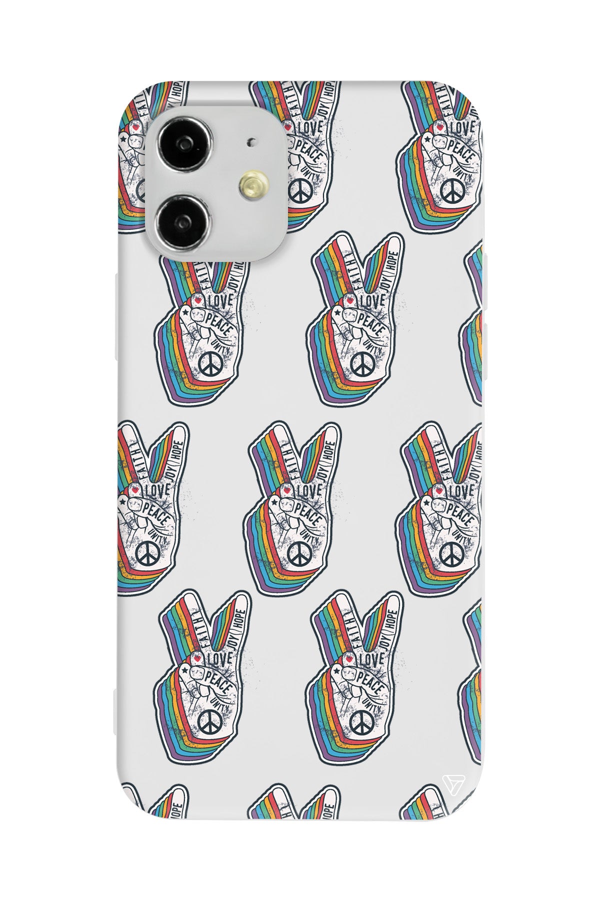 Peacefully Lansman Model İçi Kadife Silikon Telefon Kılıfı